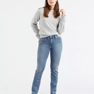 Levi's 505 Straight Leg Women's Blue Jeans- Size 14